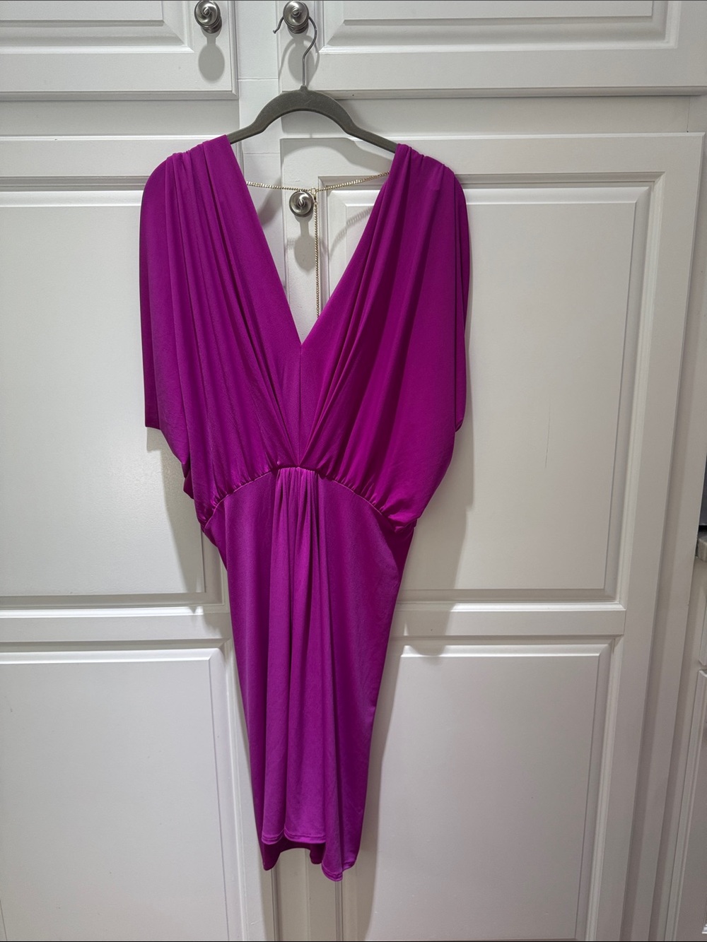 Victoria's Secret Fuchsia Draped Dress